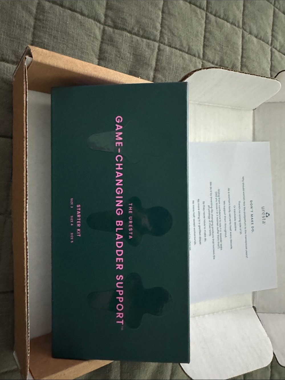 Game-Changing Bladder Support Starter Kit - Dark Teal with Pink Text